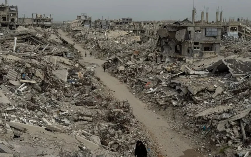 Skeletons in their clothing Recovering bodies from the rubble in Gaza